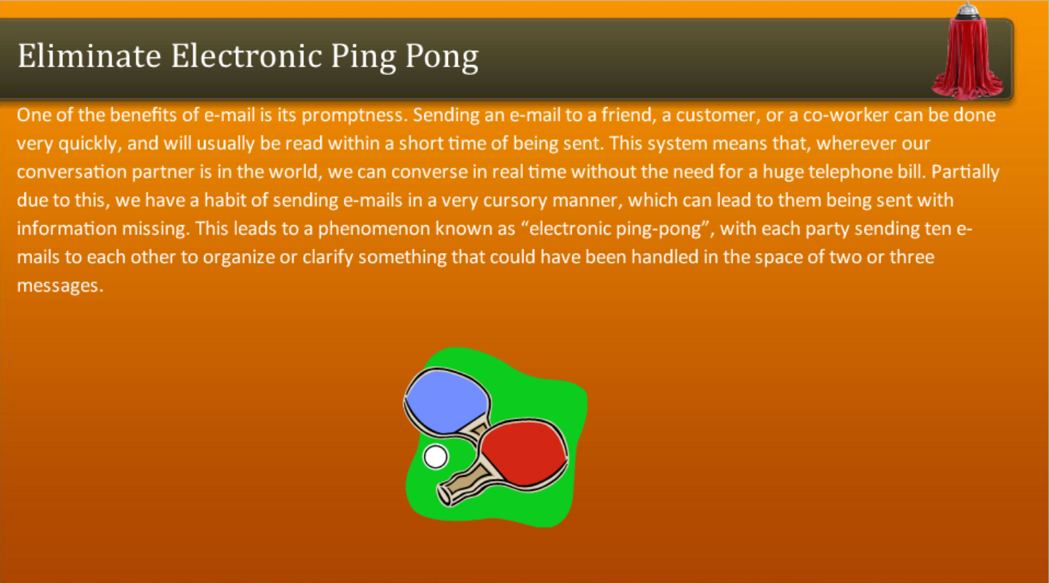 electronic ping pong