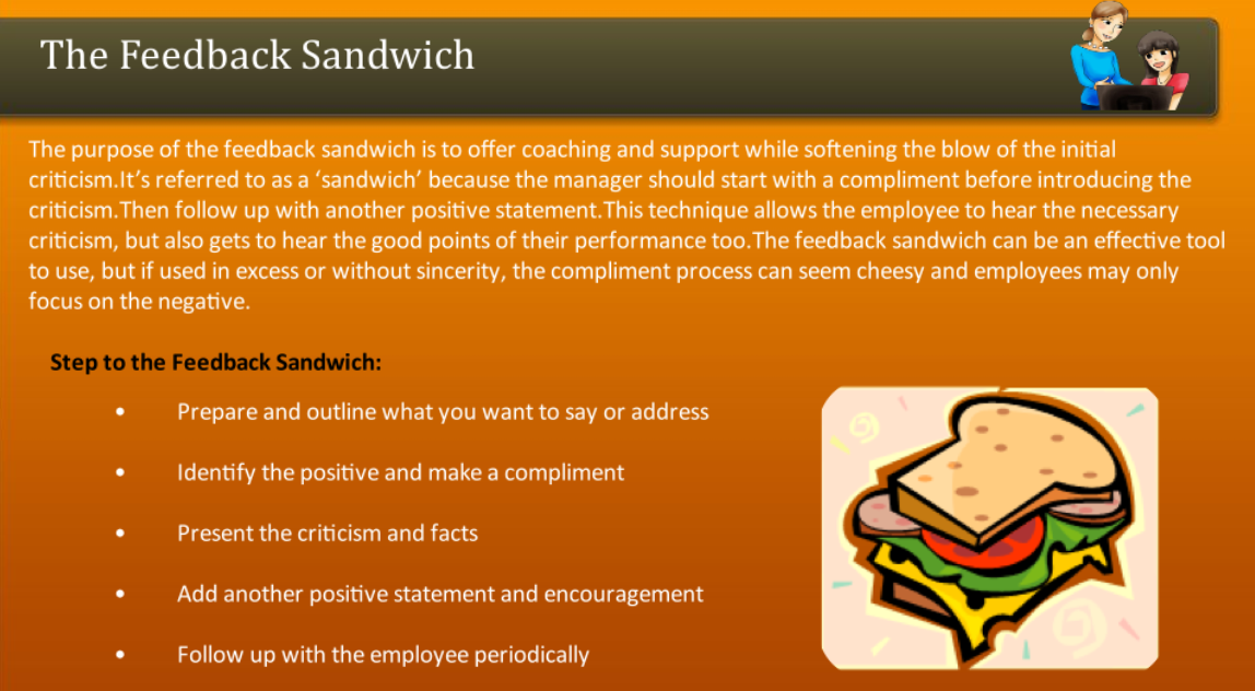 language case body The Sandwich Feedback FreshSkills